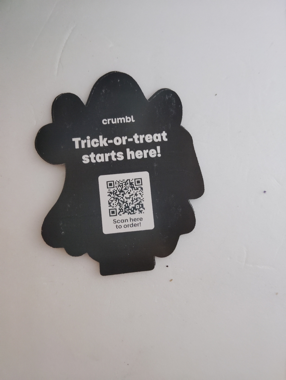 Ghost 'Boo' Halloween Sticker - Picture 2 of 2